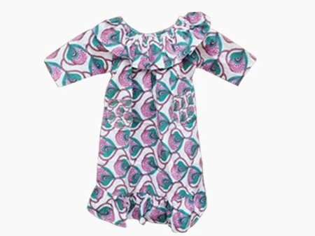 Wax dress for girls aged 1 to 5 years