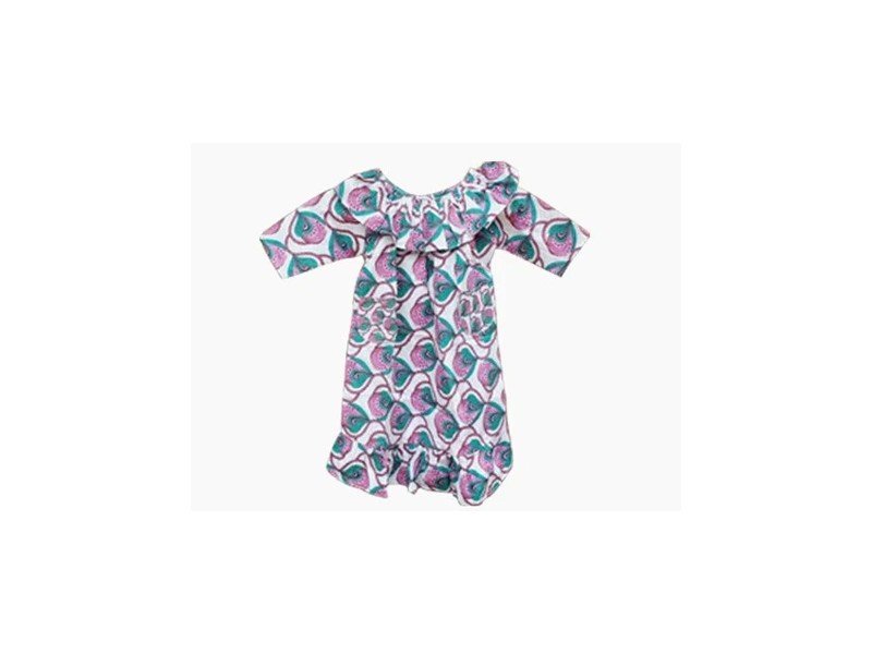 Wax dress for girls aged 1 to 5 years